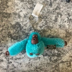 Kipling Keychain, Light Blue “Rachel”